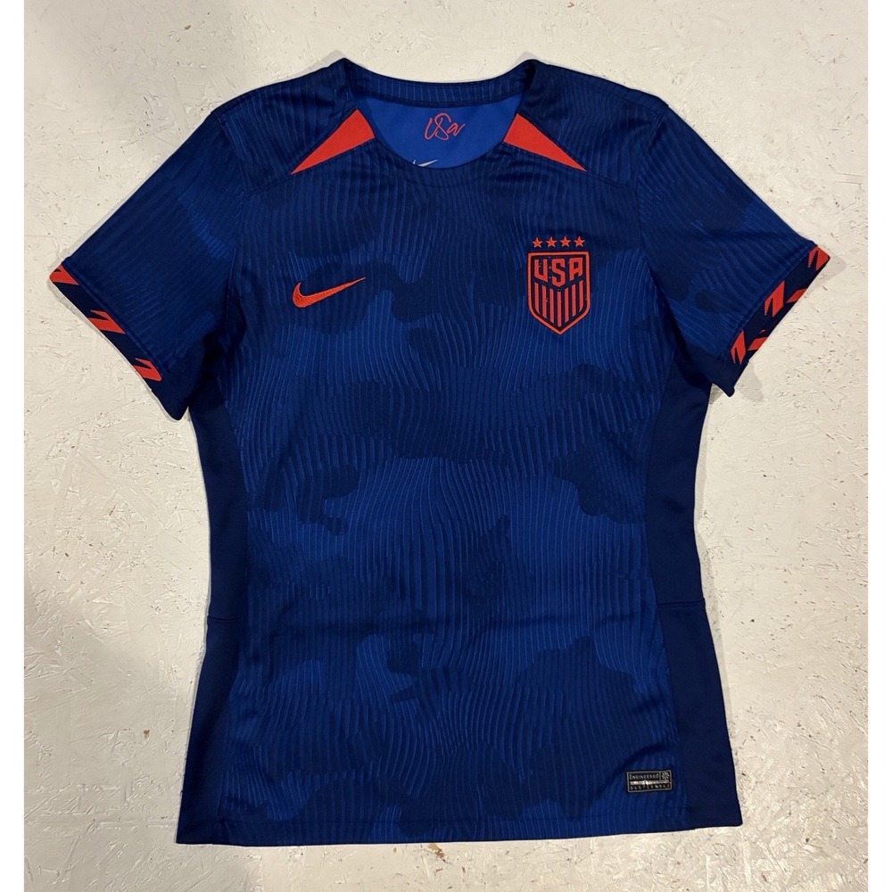 Nike USWNT 4 Star USA Soccer Jersey Football Blue DR4000-406 Womens M World Cup